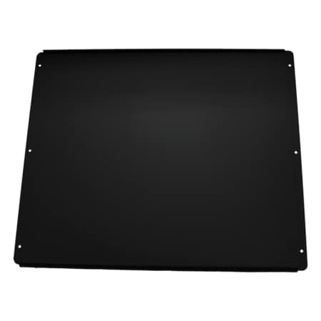 Lockeyusa 24" Panic/Exit Device Shield Extension Plate, EXT24, Black EXT24B